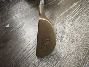 Wilson Advantage IV Brass Putter - 34"- All Original - Very Rare Model - Nice! - Picture 1 of 4