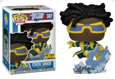 Static Shock - Exclusive DC Justice League Funko Pop! Vinyl Figure  - Image 1 of 4