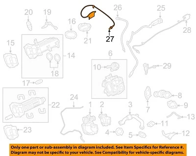 Ford OEM 18-19 F-250 Super Duty componentes de emisiones módulo HC3Z5L248A Foto 1 de 2