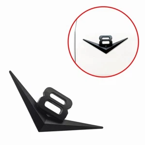 Car Accessories Trim Gift Chrome Metal Decal Sticker 3D V8 V 8 Logo Emblem Badge - Picture 1 of 7