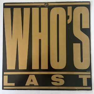 THE WHO Who's Last (LIVE) Vinyl LP 1984 MCA Records MCA-2-8018 Gatefold 2LP Set