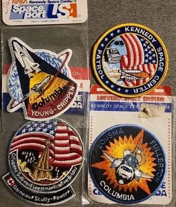 Lot Of 4 VINTAGE NASA Kennedy Space Center Columbia Space Shuttle New - Picture 1 of 5