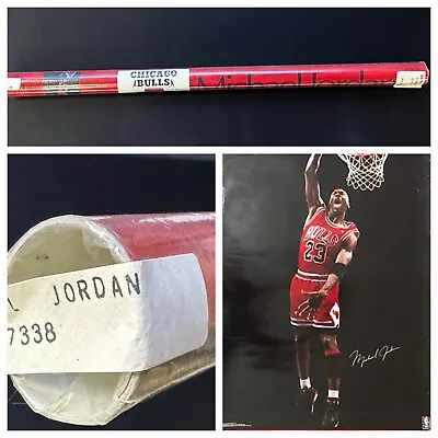 Michael Jordan Sports Illustrated #7338 VINTAGE POSTER - Dunk Rare Sealed - Image 1 of 4