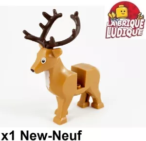 Lego 1x Animal Deer cerf renne bois Antlers Stag Reindeer 51493c01pb01 NEUF - Imagen 1 de 1