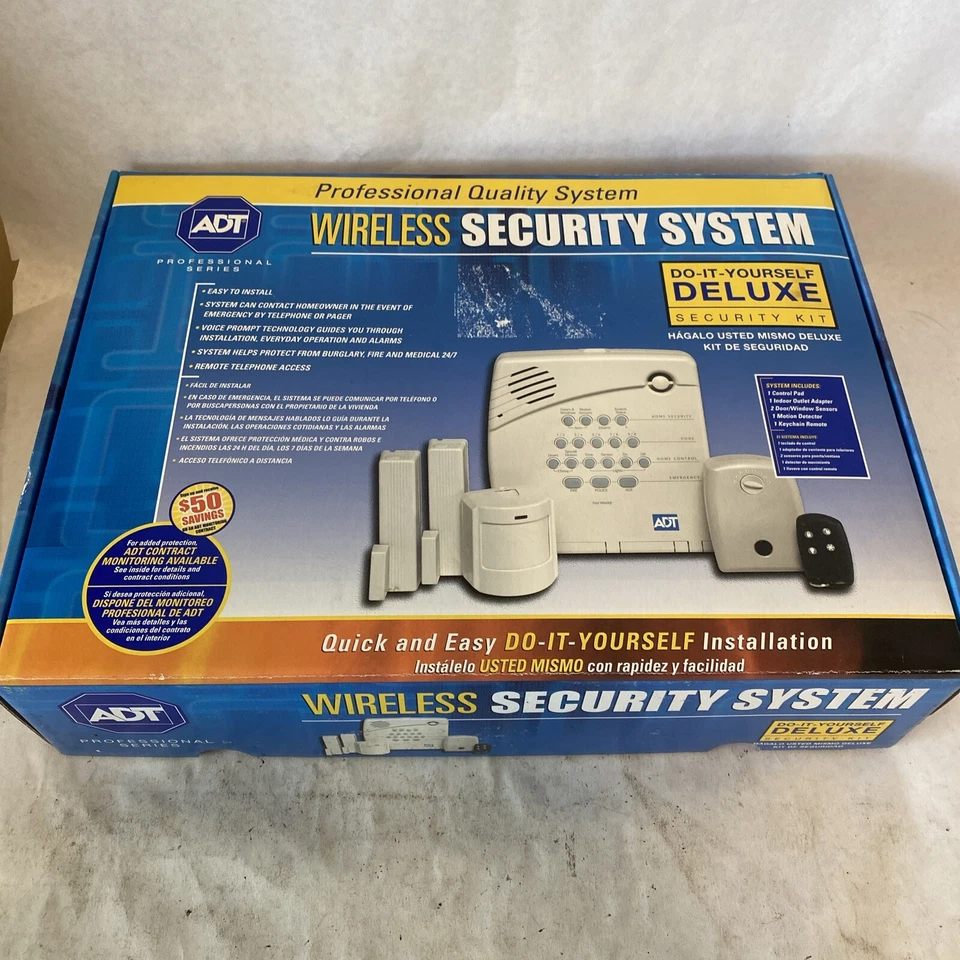ADT Do It Yourself Wireless Security System Professional Series Deluxe Easy - Image 1 of 4