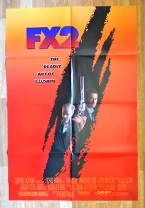 FX2 - Acción Thriller - 27x40" - Doble Cara 1991 Póster Original Película - Imagen 1 de 2