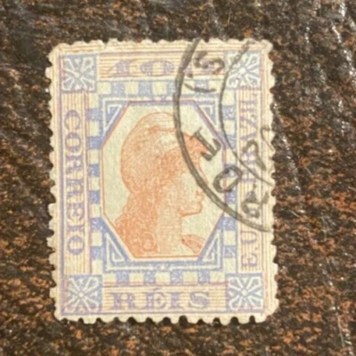 Brazil #109, Used/Fine, 100r - 1891 - Image 1 of 2