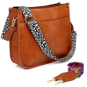 AUYOCO Vegan Leather Crossbody Bags for Women Crossbody Purse with 2 Guitar S... - Picture 1 of 6