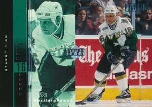 1999-00 UD PowerDeck AUXILIARY POWER #9 BOARD HULL - Dallas Stars