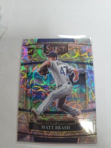 2022 Panini Select - Concourse Scope Prizm #1 Matt Brash (RC)