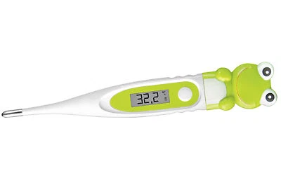 reer Digitales Fieberthermometer Frosch Baby Kinder Thermometer Fiber Messen NEU