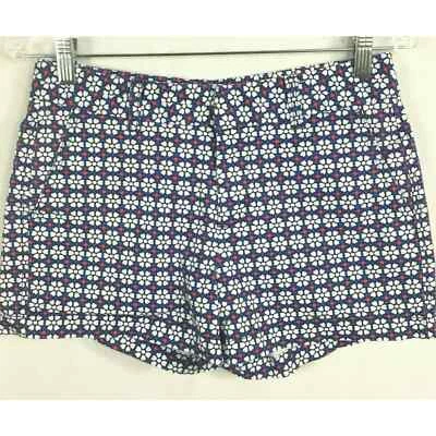 Pantalones Cortos Khakis By Gap Para Mujer Talla 0 Azul Floral Algodón Elástico Ciudad 3 Pulgadas Chino Foto 1 de 4