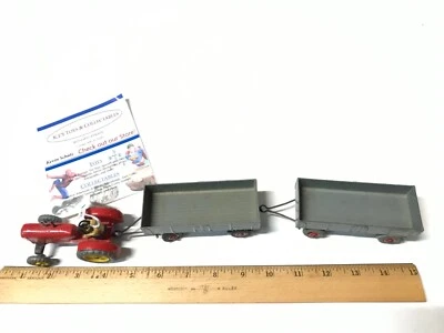 DINKY TOYS - Juego de Regalo # 399 TRACTOR AGRÍCOLA Massey Ferguson y Juego de 2 REMOLQUES Foto 1 de 4