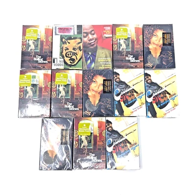 Sealed Cassette Lot of 13 Rolling Stones Nicholas Payton Stompbox Janet Jackson - Image 1 of 4