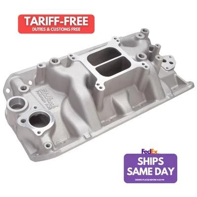 Edelbrock EDE3731 Dual Plane Aluminum Intake Manifold fits AMC V8 Performance Pa - Image 1 of 4