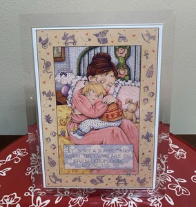 Mary Engelbreit ME Mother Baby Music Box Brahm's Lullaby Frame 5 x 7 - Picture 1 of 8