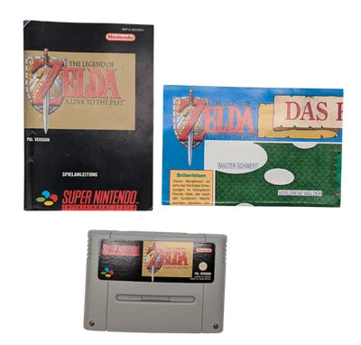 The Legend of Zelda - A Link to the Past - SNES Spiel - Mit Anleitung und Karte! - Bild 1 von 2