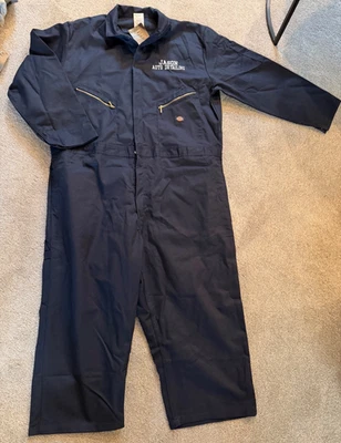 DICKIES MENS LOT 2XL FLEX PERFORMANCE Deluxe COVERALL DARK NAVY NEW NWT Lot of 2 - Image 1 of 4