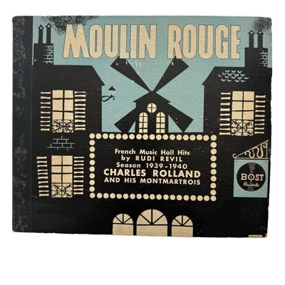 Moulin Rouge French Music Hall Hits by RUDI REVEL season 1939-40 3-78rpm set - Image 1 of 4