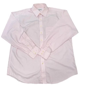 Balmain Paris Pink Shirt With Pin Stripes Mens Size 17/43 - Picture 1 of 8