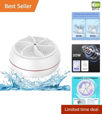 Mini lavadora USB ecológica - compacta, portátil y respetuosa con el medio ambiente Foto 1 de 4