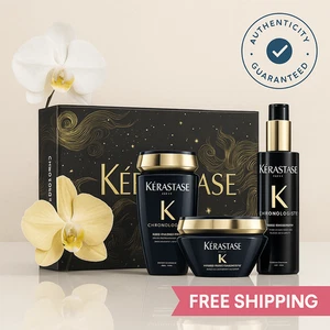 Kerastase Chronologiste 3-piece Luxury Gift Set, Shampoo, Mask & Heat Protectant - Picture 1 of 1