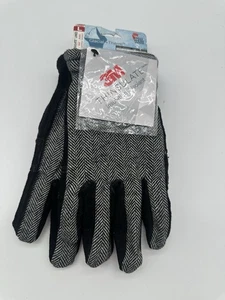 3M Unisex Thinsulate Winter Gloves Mini Houndstooth Insulation Size L Large - Picture 1 of 5