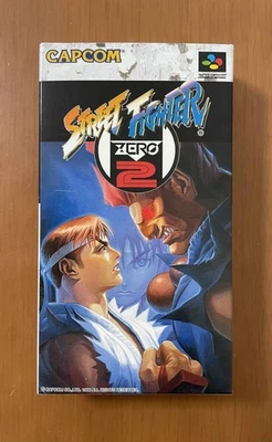 Nintendo Super Famicom Street Fighter ZERO 2 Box Manual Card JP Capcom Near Mint - Image 1 of 4