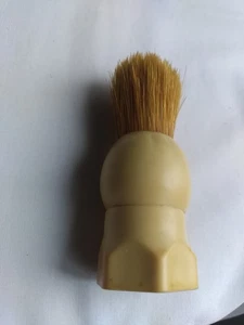 "Ever Ready Sterilized 100 Made in USA " Cream Handle Shaving Brush - Picture 1 of 6