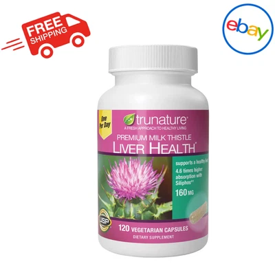 Cardo mariano trunature Premium 160 mg, 120 cápsulas vegetarianas | Apoyo hepático Foto 1 de 4