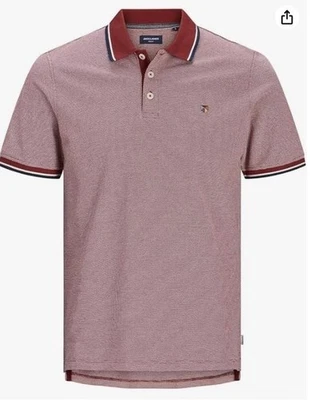 Jack & Jones JPRBLUWIN Polo De Manga Corta Para Hombres En 3 Colores, 1XL-6XL - Imagen 1 de 4
