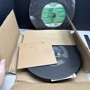 Menge 10 Norton 12" x 7/64" x 1" Gemini Long Life Kappsäge Trennscheibe + Bonus - Bild 1 von 6