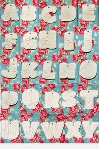 ASL Salt Dough Ornaments Decoration Education and painting Deaf & Hard Hearing - Imagen 1 de 68
