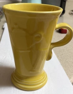 Fiesta Ware Standbecher Gelb Tee Latte Cappuccino Kaffee Retired - Bild 1 von 4