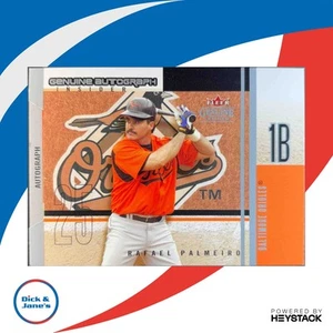 2004 Fleer Genuine Insider Rafael Palmeiro Auto /550 #AI-RP Baltimore Orioles - Picture 1 of 10