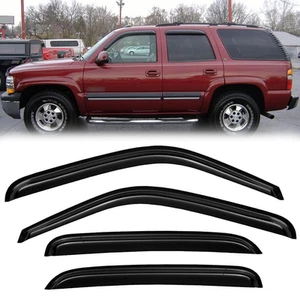 For 2000-2006 Chevy Tahoe / GMC Yukon 4pcs Window Visors Vent Shade Rain Guards - Picture 1 of 16