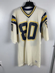 vtg Sand Knit NFL Kellen Winslow San Diego Chargers Football Jersey L MacGregor - Picture 1 of 4
