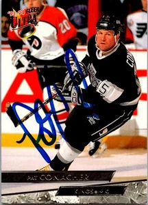 Pat Conacher 1993-94 Ultra #342 Auto Firmato a Mano - Foto 1 di 2