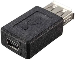 USB 2.0 Type a Female to Mini B 5Pin Female Adapter Converter Connector - Picture 1 of 1