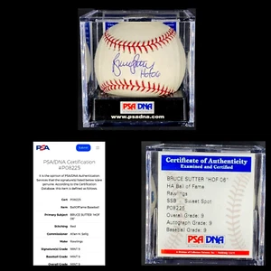 2011 HA Historic Autograph Ball of Fame Bruce Sutter "HOF 06" OML PSA /DNA 9 - Picture 1 of 11