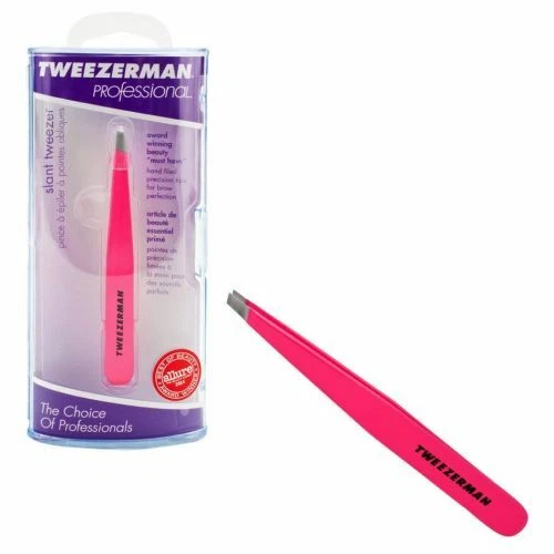 Pinza inclinada Tweezerman Professional rosa neón #1230-NPP Foto 1 de 1