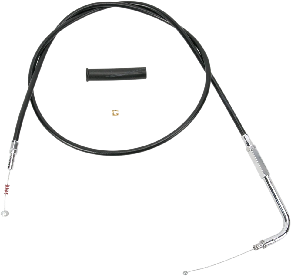 Cable inactivo de vinilo negro longitud alternativa Drag Specialties 50 pulgadas 0651-0619 Foto 1 de 1