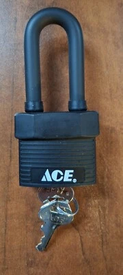 Ace Steel Double Locking Padlock 382-42051 - Image 1 of 4