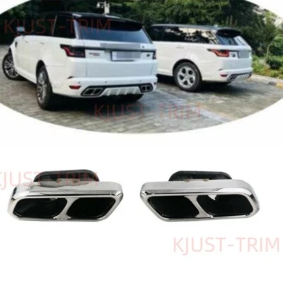 Apto para Land Rover Range Rover Sport SVR 2014-2021 Par Reemplazar puntas de escape 2 piezas Foto 1 de 4