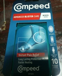 COMPEED Advanced Blister Care Cojines Tamaños Mixtos 10 quilates ¡NUEVOS en Paquete! - Imagen 1 de 2