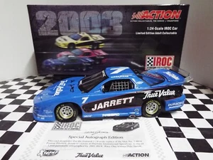 NIB Dale Jarrett #7 True Value / IROC Daytona Win 01 Firebird (Autographed) 1/24 - Picture 1 of 8
