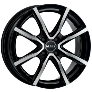 CERCHI IN LEGA 16" MAK MILANO4 x FORD FIESTA - NUOVI NERI e DIAMANTATI - Foto 1 di 2