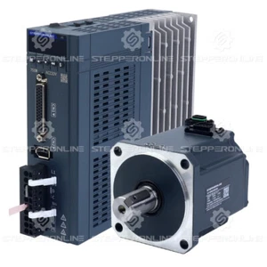 STEPPERONLINE RS485 AC Servo Motor 3000rpm 1.27Nm 17-Bit Absolute Encoder IP67 - Picture 1 of 4
