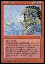 Magic the Gathering MTG Chaos Lord (178) Ice Age   LP