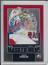 2013-14 Between The Pipes Jake Paterson Masked Men 6 Red # MM-24